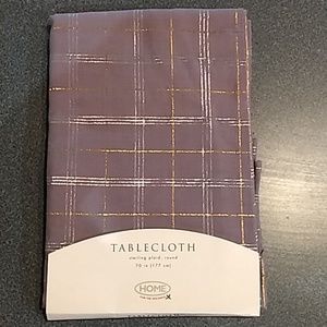 NWT, Gray w/Silver & Gold Threading